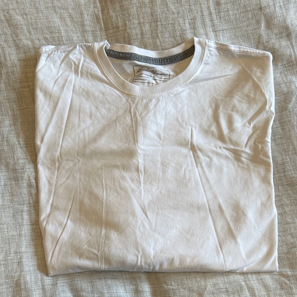 Eddie Bauer White Long Sleeve Shirt